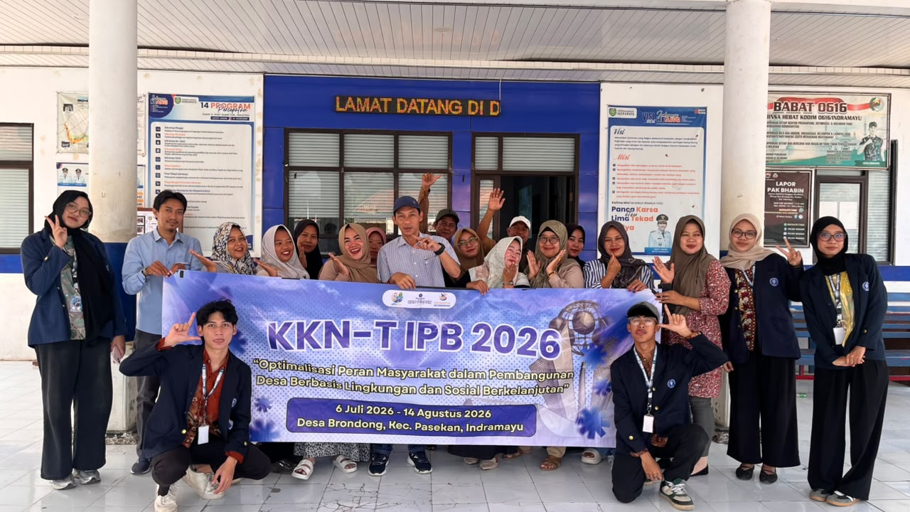 Perpisahan Mahasiswa KKNT IPB Desa Brondong 2026